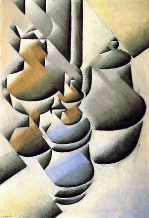 Still Life with Oil Lamp - Juan Gris