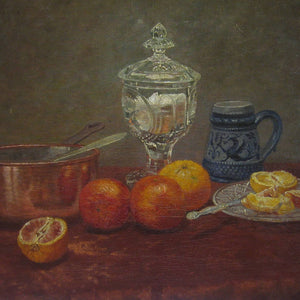 Still life with oranges