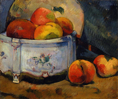 Still Life with Peaches in study