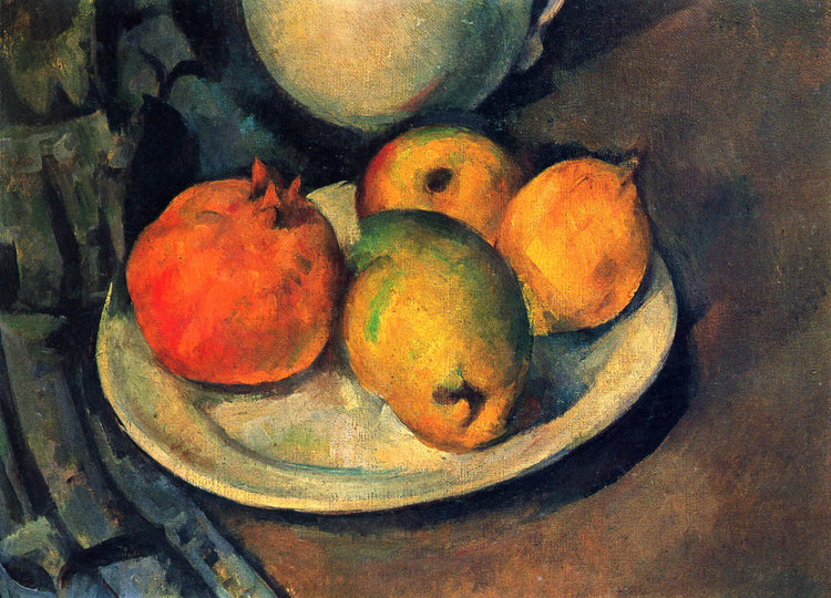 Still Life with Pomegranate and Pears - Paul Cezanne