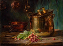 Still Life with Radishes by Maurice Louis Monnot — hand-painted still oil painting reproduction on canvas