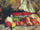 Still life with red fish in master bedroom