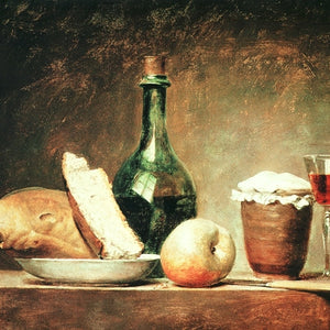 Still Life with Round Bottle