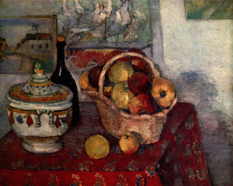 Still Life with Soup Tureen - Paul Cezanne