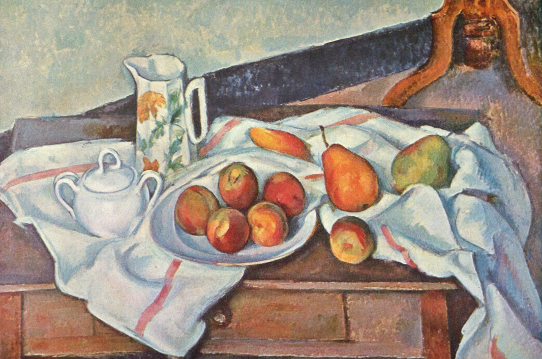 Still Life with Sugar by Paul Cezanne — hand-painted photography oil painting reproduction on canvas