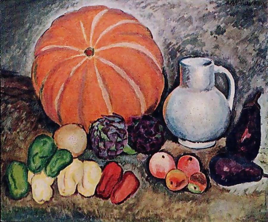 Still Life with Vegetables - Ilya Mashkov