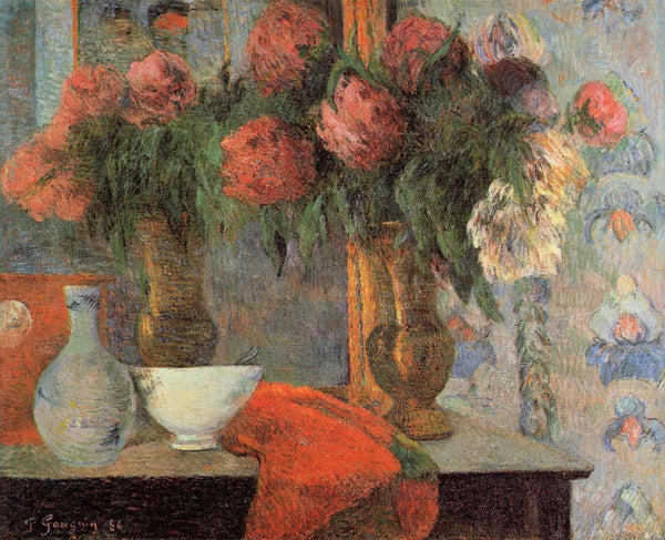 Still life with white bowl