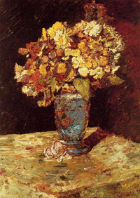 Still Life with Wild and Garden Flowers by Adolphe Joseph Thomas Monticelli — hand-painted botanical oil painting reproduction on canvas