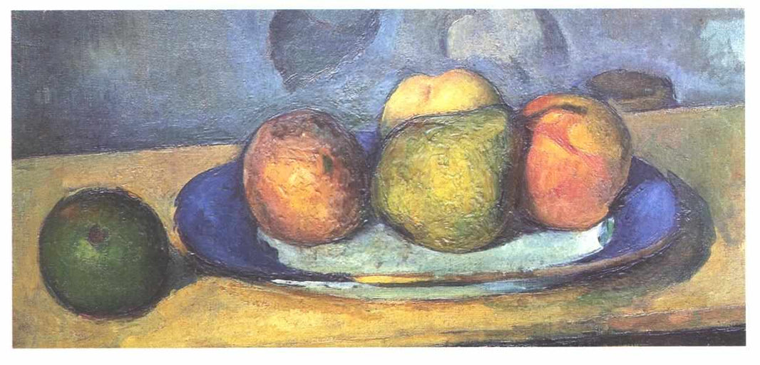 Still life by Paul Cezanne, hand-painted botanical oil painting reproduction on canvas