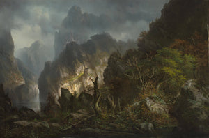 Storm in the Mountains - Hermann Ottomar Herzog