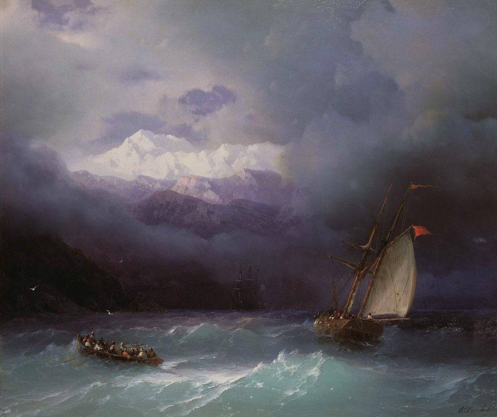 Stormy Sea - Ivan Aivazovsky