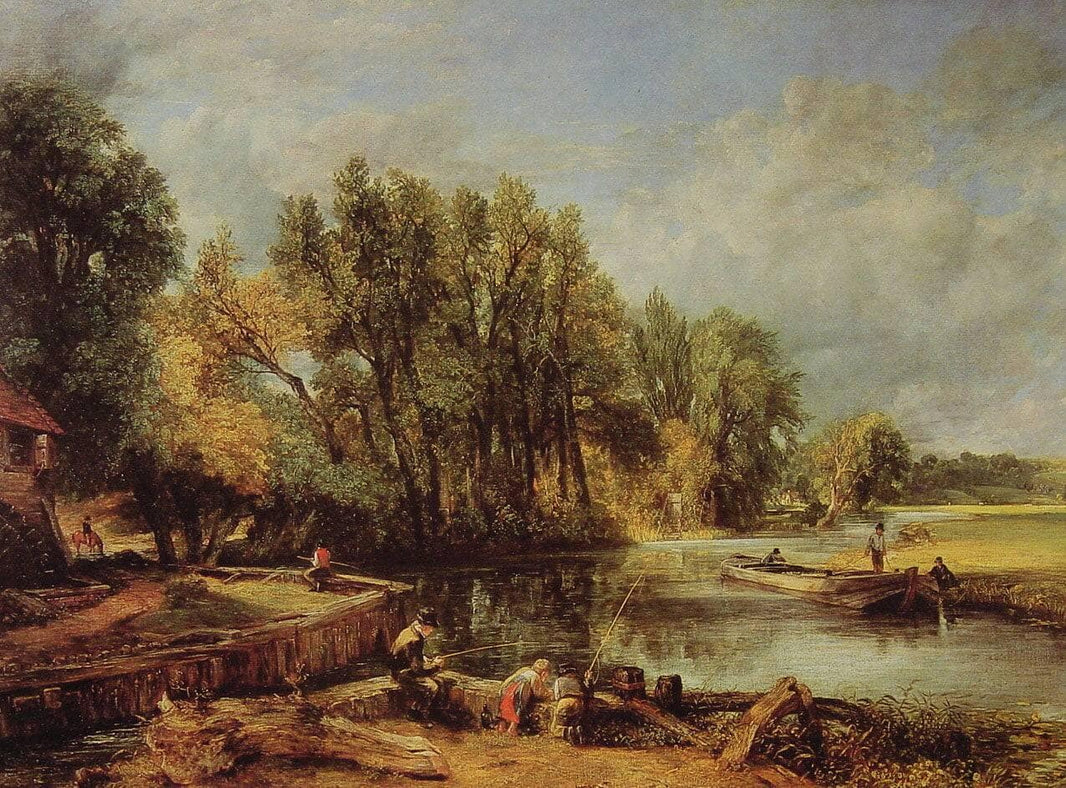 Stratford Mill by John Constable — hand-painted botanical oil painting reproduction on canvas