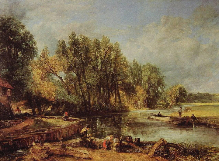 Stratford Mill by John Constable — hand-painted botanical oil painting reproduction on canvas