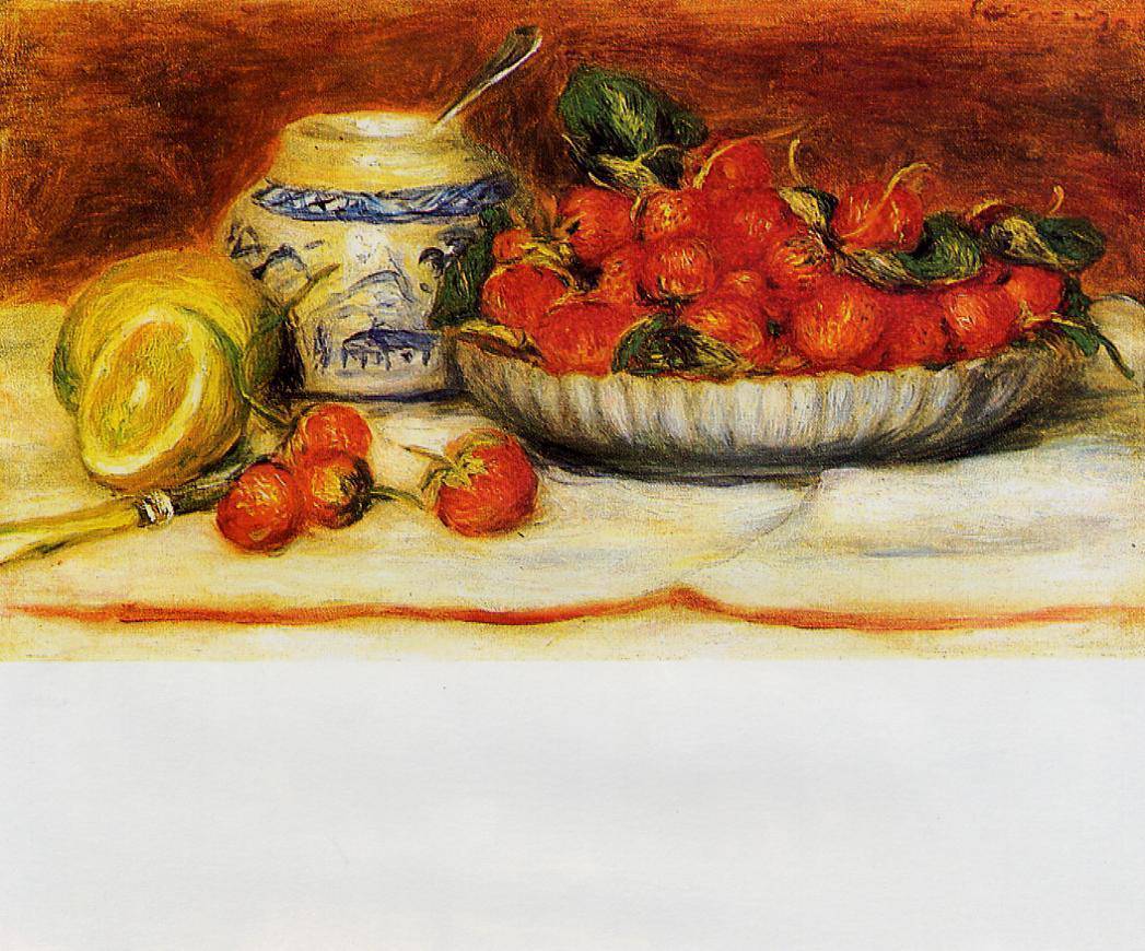 Strawberries - Pierre-Auguste Renoir