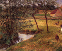 Stream in Osny by Paul Gauguin — rural oil painting wall art, Impressionism