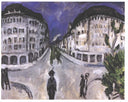 Street at Stadtpark by Ernst Ludwig Kirchner — city oil painting wall art, Expressionism
