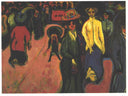 Street, Dresden by Ernst Ludwig Kirchner — hand-painted abstract oil painting reproduction on canvas