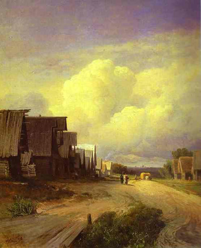 Street in a Village in kitchen