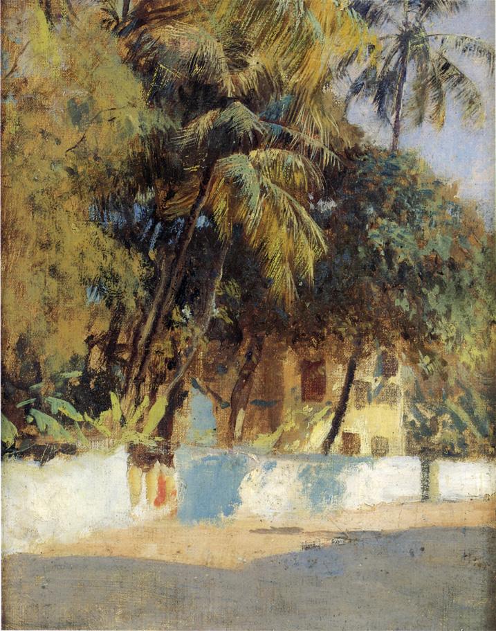 Street Scene, Bombay - Edwin Lord Weeks