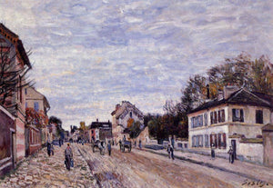 Street Scene in Marly - Alfred Sisley