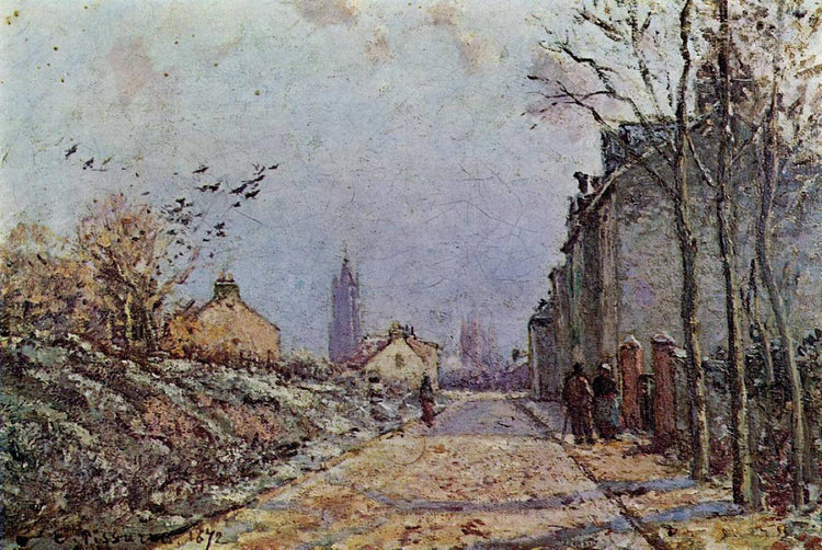 Street Snow Effect - Camille Pissarro