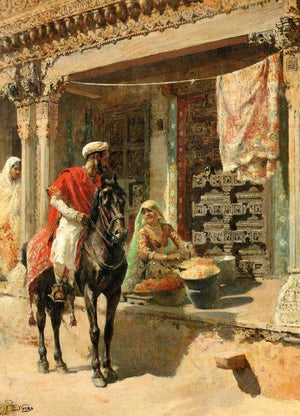 Street Vendor, Ahmedabad - Edwin Lord Weeks