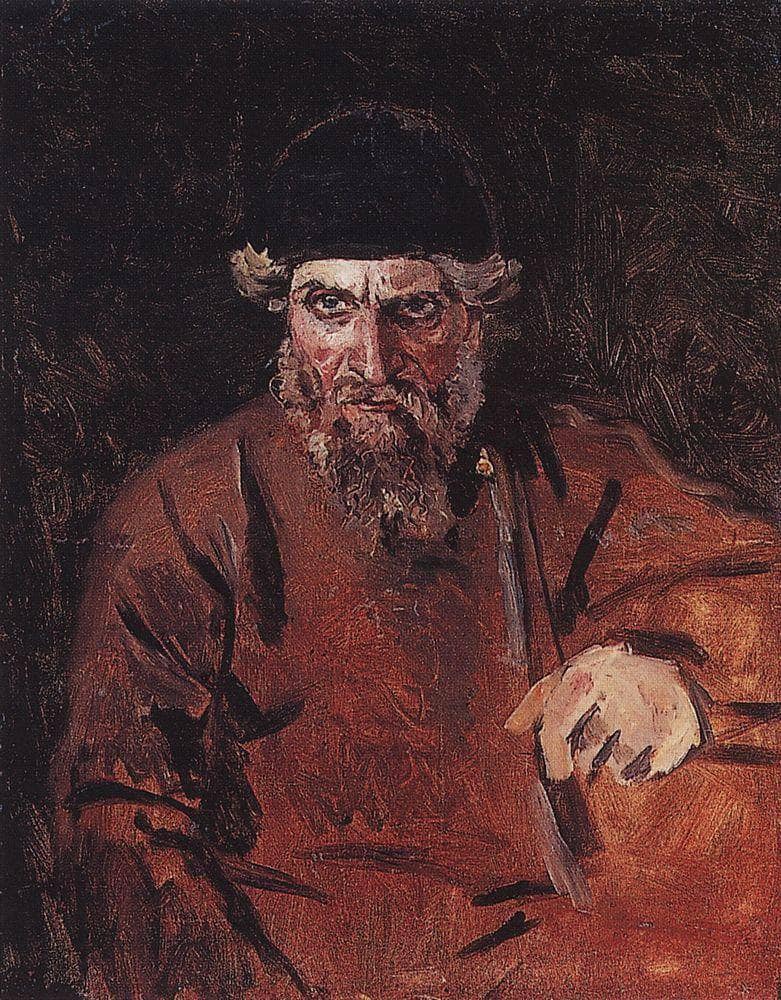 Strelets by Vasily Surikov — hand-painted portrait oil painting reproduction on canvas