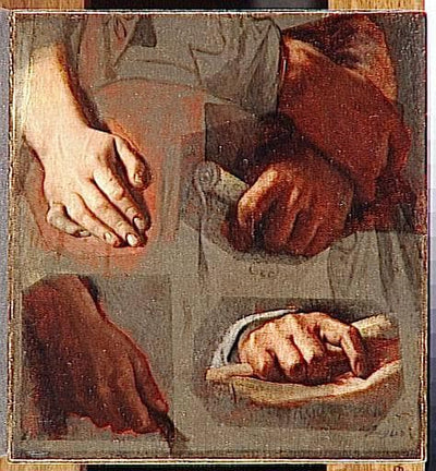 Studies for The Apotheosis of Homer in home office