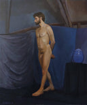 Studio Escalier II by Gregorio Undurraga — hand-painted portrait oil painting reproduction on canvas