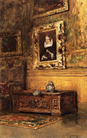 Studio Interior by William Merritt Chase — hand-painted eco oil painting reproduction on canvas