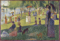 Study for A Sunday on La Grande Jatte by Georges Seurat — hand-painted abstract oil painting reproduction on canvas