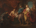 Study for Antiochus and Stratonice by Pompeo Batoni — group oil painting wall art, Rococo