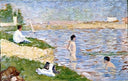 Study for "Bathers at Asnieres" by Georges Seurat — seascapes oil painting wall art, Impressionism