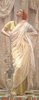 Study for Birds by Albert Joseph Moore, female oil painting wall art, Academicism