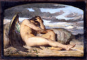 Study for 'Fallen Angel' by Alexandre Cabanel — female oil painting wall art, Academicism