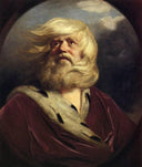 Study for King Lear by Joshua Reynolds — male oil painting wall art, Rococo