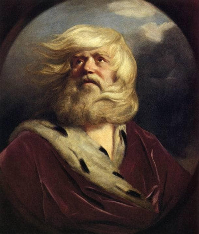 Study for King Lear in bedroom