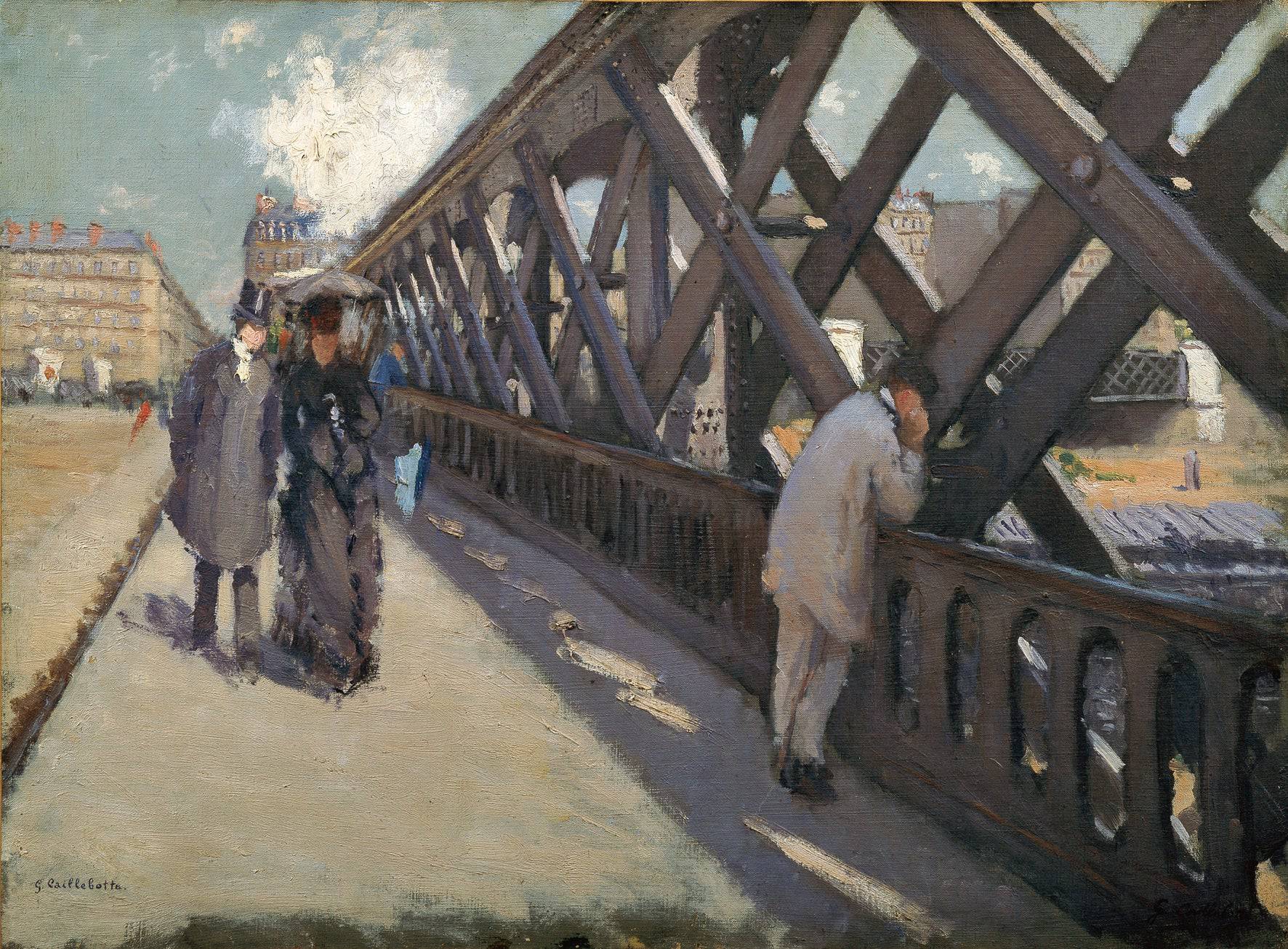 Study for Le Pont de l'Europe - Gustave Caillebotte