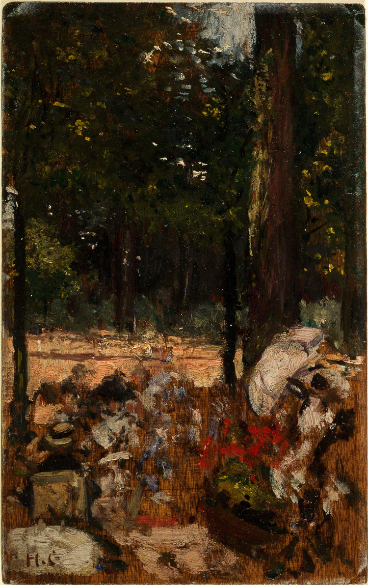 Study for the Cercle de l'île de Puteaux - Henri Gervex