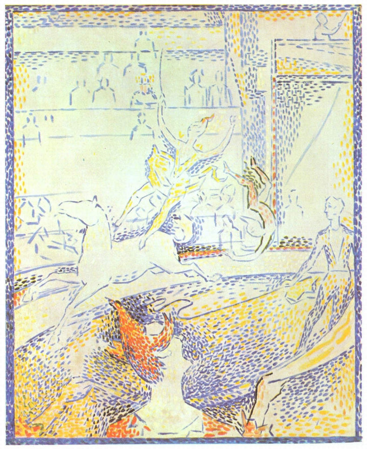 Study for 'The Circus' by Georges Seurat — hand-painted eco oil painting reproduction on canvas