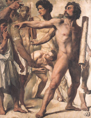 Study for The Martyrdom of St. Symphorien - Jean Auguste Dominique Ingres