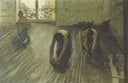 Study for 'The Parquet Planers' by Gustave Caillebotte — portraits oil painting wall art, Impressionism
