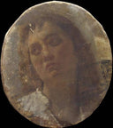 Study of a female head by Francesco Hayez — hand-painted portrait oil painting reproduction on canvas