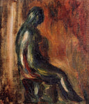 Study of a Statuette by Maillol by Pierre-Auguste Renoir — hand-painted portrait oil painting reproduction on canvas
