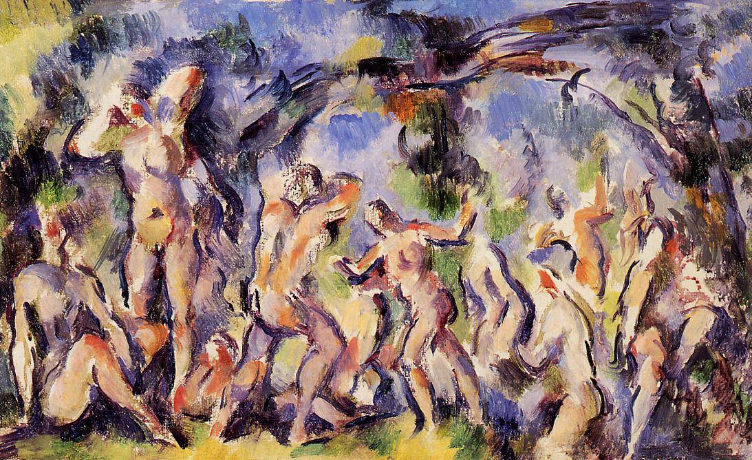 Study of Bathers - Paul Cezanne