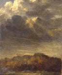 Study of Clouds by George Frederick Watts — seascapes oil painting wall art, Symbolism