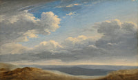 Study of Clouds over the Roman Campagna by Pierre-Henri de Valenciennes — hand-painted landscape oil painting reproduction on canvas