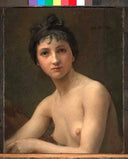 Study of Female Bust by Maximilian Pirner — female oil painting wall art, Realism
