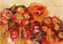 Study of Flowers Anemones and Tulips by Pierre-Auguste Renoir — flower oil painting wall art, Impressionism