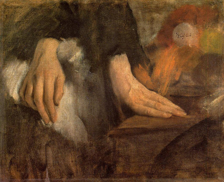 Study of Hands - Edgar Degas